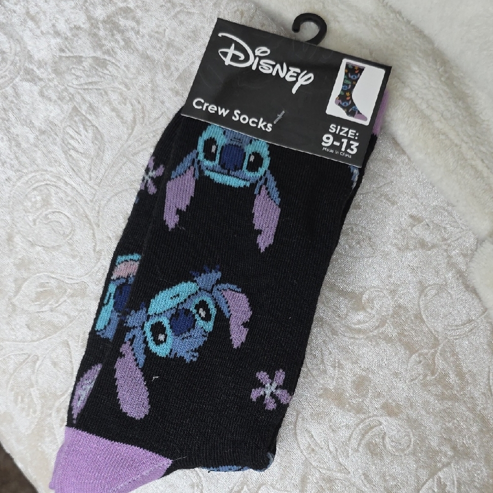 Disney Stitch Heads Crew Socks
